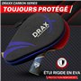 DRAXX Sports Raquette de Tennis de Table | 7 Étoiles | Raquette Carbone Professionnelle pour Un Contrôle, Un Effet et Une Puissa