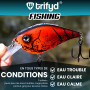 trifyd ® Fishing - Leurre Brochet, Le Pack de 3 leurres de Peche carnassier crankzilla