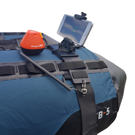 Artisan 3d Support téléphone pour Float Tube de Peche Compatible Sondeur Deeper - Idéal pour Sonder et pêcher en sécurité/Trouve