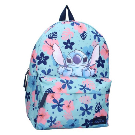 mybagstory - Sac à dos – Stitch - Bleu - Enfant - Ecole - Maternelle - Garderie – Primaire - Cartable Fille - 39 cm - Idée Cadea