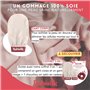 Rubisilk - Gants Exfoliants 100% Soie de Mûrier pour le Corps - Gommage doux et naturel sans douleur - Élimine peaux mortes, poi