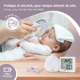 Trousse de soin bebe + thermomètres accessoire + mouche bebe seringue nasale bebe + thermometre interieur + thermometre bain béb