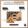 Le Bouscatier Allume-feu écologique en Laine et Cire de Bois 100% naturels pour cheminée poêle cuisinière Barbecue brasero. 150 