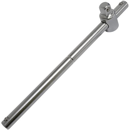 AERZETIX - C64825 - Clé briseur barre/bras de force pour douilles 1/2x250mm avec poignée coulissante/pivotante - manche en ''T-
