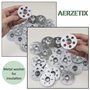 AERZETIX - C65194 - Lot de 50 Rondelles de fixation isolant Ø8 x 50 mm pour panneaux à carreler - en métal - douche baignoire ma