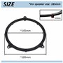 AERZETIX - C11589 - Lot de 2 Adaptateurs de Haut-parleurs Ø165 mm - côté de Montage: portière arrière - Compatible avec A3, A4 1