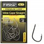 PRO Filstar Lot de 10 hameçons de pêche à la carpe Wide Gape Straight N4 - Accessoires de pêche à la carpe - Accessoires de pêch