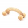 Tuuli Accessories Masseur Rouleau de Massage Appareil Dos Épaule Cou Jambes Corps Musculaire Bois Boule 18 x 7 x 6 cm