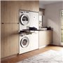 ASKO HI1153W Kit de superposition lave-linge/sèche-linge avec une planche à repasser coulissante, Blanc