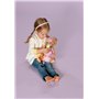 BABY born Little Magic Girl 835333 - Poupée de 36 cm avec 7 fonctions et accessoires réalistes - Fonctionne sans piles - Convien