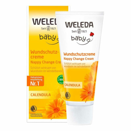 Crème protectrice pour le change Weleda Baby Calendula 75 ml