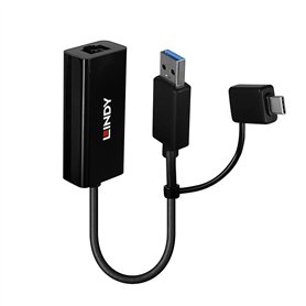 LINDY 43412 Convertisseur Ethernet Gigabit USB 3.2 Gen 1