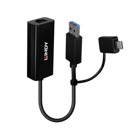 LINDY 43412 Convertisseur Ethernet Gigabit USB 3.2 Gen 1