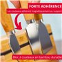 Westmark ensemble de Couteaux à Fromage - Set de 5 Pièces avec Porte-Couteaux en Bambou pour un Service Élégant de Différents Ty