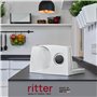 ritter markant 01 E Trancheuse universelle électrique pliable & machine à couper le pain avec lame polie par électrolyse, Made i