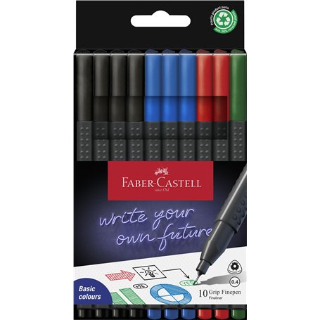 Faber-Castell 151691 - Grip Finepen Office Set