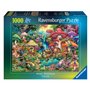 Ravensburger - Puzzle Adulte - Puzzle 1000 pièces - Le Village de Champignons/Aimee Stewart - Adultes et Enfants à partir de 14 