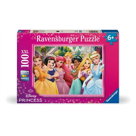 Ravensburger - Puzzle Enfant - 100 pièces XXL - La Vie est Un Conte de fées/Disney Princesses - Fille ou garçon dès 6 Ans - Puzz