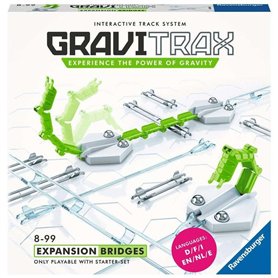Ravensburger - GraviTrax - Set d'extension Bridges/Ponts et Rails - 26169 - Jeu de Construction STEM - Circuits de Billes créati