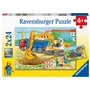 Ravensburger - Puzzle Enfant - Puzzles 2x24 p - Ferme et Chantier - Dès 4 Ans - 80560