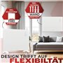 ProfiCare® Chauffage électrique avec façade en verre|Radiateur mobile également adapté au montage mural | Chauffage par convecte