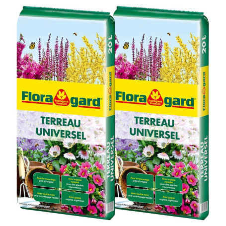 Floragard TERREAU UNI UAB 2x20L