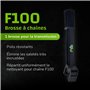 Dr. Wack - F100 Brosse pour chaînes de vélo - Nettoyage efficace et rapide des chaînes - Brosse de nettoyage pour chaînes de vél