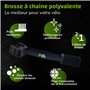 Dr. Wack - F100 Brosse pour chaînes de vélo - Nettoyage efficace et rapide des chaînes - Brosse de nettoyage pour chaînes de vél