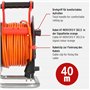Brennenstuhl Garant V2 Enrouleur de câble IP44 40 m pour l'extérieur (fabriqué en Allemagne, câble de couleur orange, utilisatio