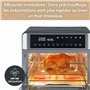 SEVERIN Mini-Four et Friteuse à Air chaud 12 en 1, Four posable 25 L, Mini four Grande capacité Multifonction 2 200 W avec Ecran
