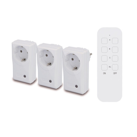 Unitec 48110 Kit de commutateur à distance sans fil avec fonction d'auto-apprentissage