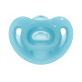 NUK Sensitive - Lot de 2 sucettes - 6 à 18 mois - 100% silicone pour peau délicate - Sans BPA - Bleu et vert
