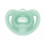 NUK Sensitive - Lot de 2 sucettes - 6 à 18 mois - 100% silicone pour peau délicate - Sans BPA - Bleu et vert