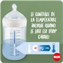 NUK for Nature Start Lot de 4 biberons et tétines, 0 à 6 mois, matières premières 100% naturelles, 2 biberons (150 ml et 260 ml)