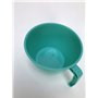 Maximex Tasse pour micro-ondes 900 ml Vaisselle pour microondes Turquoise