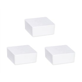 WENKO Lot 3 recharges humidificateurs Cube 1000g | Parfum Orange | Bloc granulé | Réduit Les moisissures et Les odeurs | Pièce j