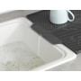WENKO Tapis d'égouttage Nelia, en caoutchouc à structure rainurée, surface adaptée pour un écoulement optimal de l'eau, extensio