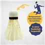 Best Sport Lot de 6 Volants de Badminton avec Plumes
