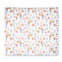 Julius Zöllner Housse pour matelas à langer en coton bio - Motif fleurs crazy - Taille 85 x 75 cm