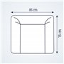 Julius Zöllner Softy Folie Foxies Matelas à langer Taille 85/75 cm