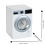 Theo Klein 9213 Bosch Lave-Linge | Quatre programmes de Lavage et bruits identiques aux Originaux | Fonctionne avec ou sans Eau 