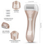Hippodance Râpe Electrique Pieds Anti Callosités Pied Rape Pedicure Rechargeable con 2 Vitesses pour Elim