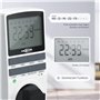 ANSMANN Programmateur prise électrique AES4 (1 pce) – Minuteur prise électrique à économie d'énergie avec 10 programmes pratique