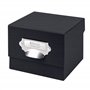 Rössler 1325452700 Boîte de rangement pour photos Noir