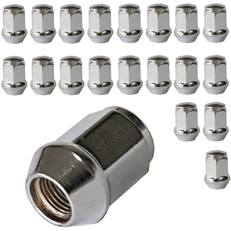 20 Écrous de roues jantes fermé m12 x 1