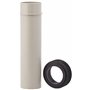 Geberit – Extension de tube de chasse Geberit avec manchon scellement : d45 mm Gris granit (152.434.06.1)