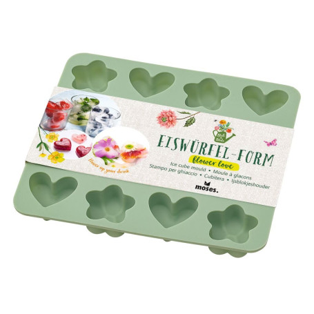 moses. Bac à glaçons en forme de feuilles et de fleurs