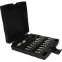 KS TOOLS 515.1000 Coffret de tournevis à frapper avec embouts, 18 pièces Noir