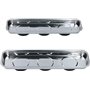 BRILLIANT TOOLS BT691155 Tablette magnétique / jeu de coques en inox, 65 x 226 mm, 2 pièces [Powered by KS TOOLS], Inconnu
