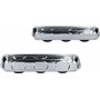 BRILLIANT TOOLS BT691155 Tablette magnétique / jeu de coques en inox, 65 x 226 mm, 2 pièces [Powered by KS TOOLS], Inconnu